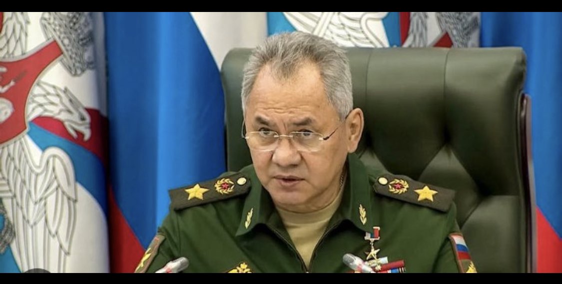Mike13304049's tweet photo. Sergei Shoigu: Ukraine shot down more missiles than we fired https://t.co/AiuwDqN7LB