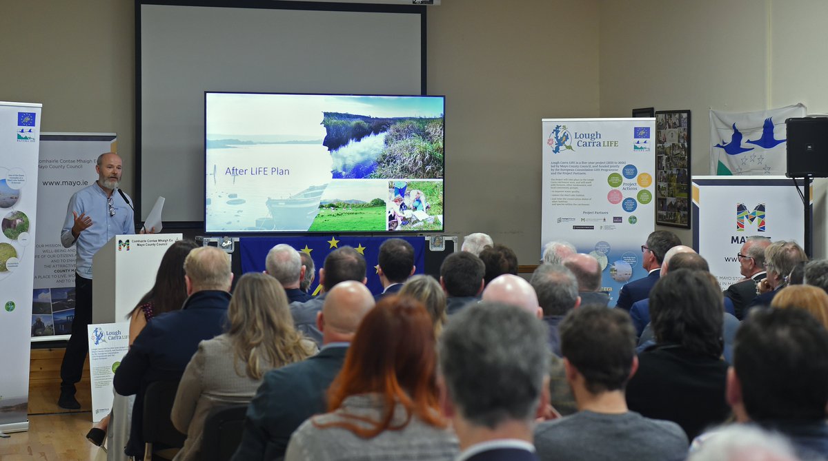 LoughCarraLife's tweet photo. A really great Project Launch and Open Day on Monday. Many thanks to all the Project Partners and Stakeholders who supported the day, and a special thanks to @noonan_malcolm for formally launching the Project for us. https://t.co/8VXi9Qj0B2