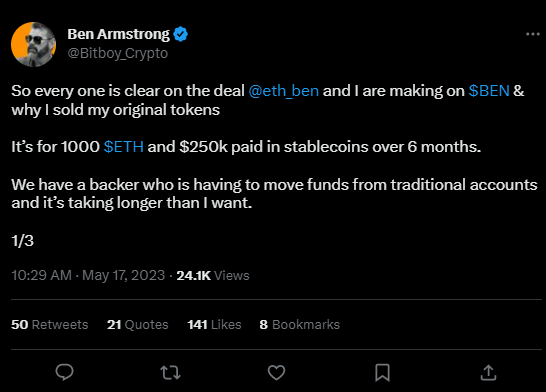 natealex's tweet photo. before you guys gave ben 3600 eth, bitboy decided to give him 1000

bro are you fucking serious rn https://t.co/cdIg2AlKYW
