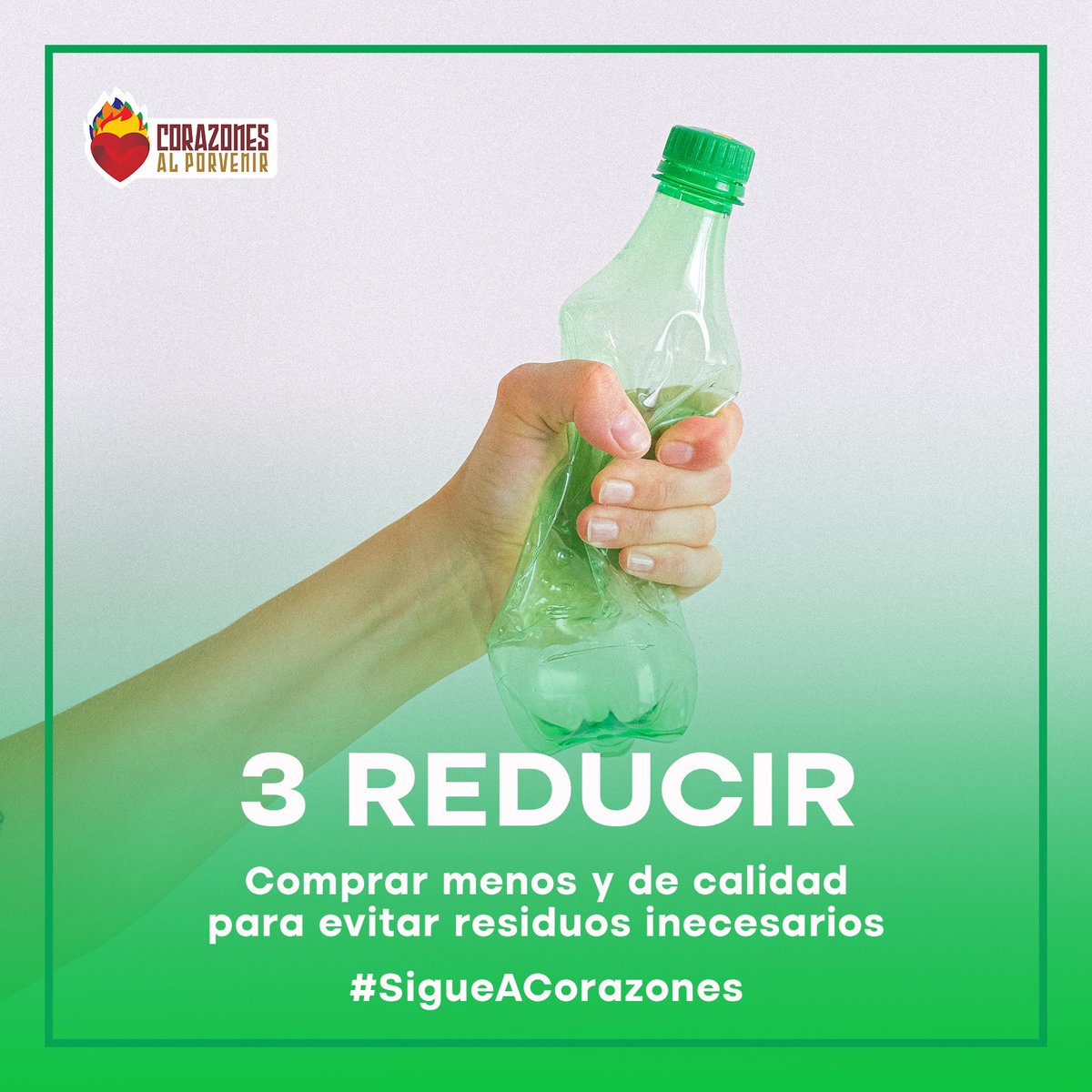Corazonporvenir's tweet photo. #CorazonesAlPorvenir
En el #DiaMundialDelReciclaje ♻️te invitamos a seguir las 3 R para mejorar nuestro impacto ambiental en nuestro planeta 🌎 #SigueACorazones https://t.co/ZWQbgwvHIR