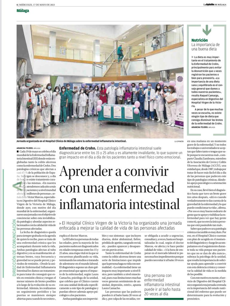 LaurCamacho's tweet photo. Muchas gracias a todos los que nos acompañaron en las actividades sobre el día mundial de la Enfermedad Inflamatoria Intestinal y a los que aportaron su trabajo para organizarlas y darle visibilidad. https://t.co/J5bV3CS7dE