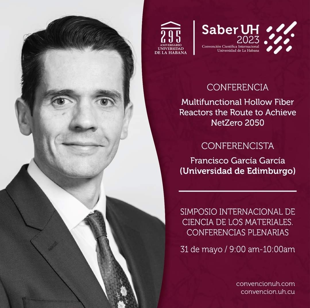 Fran García García (@drfrangarcia) on Twitter photo Can't wait to celebrate the 295 years anniversary of <a href="/UdeLaHabana/">Universidad de La Habana</a>! So very pleased to be part of this event 😍 Let's talk about On-board Carbon Capture, On-demand Hydrogen Production, Smart Emission Control and of course Hollow Fibre Reactors! Can't wait to celebrate the 295 years anniversary of <a href="/UdeLaHabana/">Universidad de La Habana</a>! So very pleased to be part of this event 😍 Let's talk about On-board Carbon Capture, On-demand Hydrogen Production, Smart Emission Control and of course Hollow Fibre Reactors!