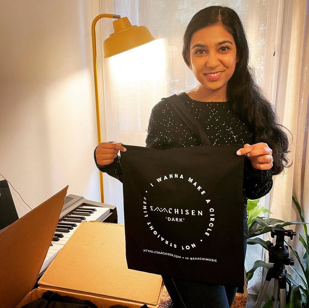 I. GOT. BAGS!! 😍 And I’m giving them away at <a href="/starofkings/">Star of Kings</a> next Wednesday, to celebrate the launch of my new single ‘Dark (feat ramera) - Acoustic’! ✨ The printed lyric is from the bridge of the song and refers to making connections with people who ma… instagr.am/p/CsW3onvtEY_/