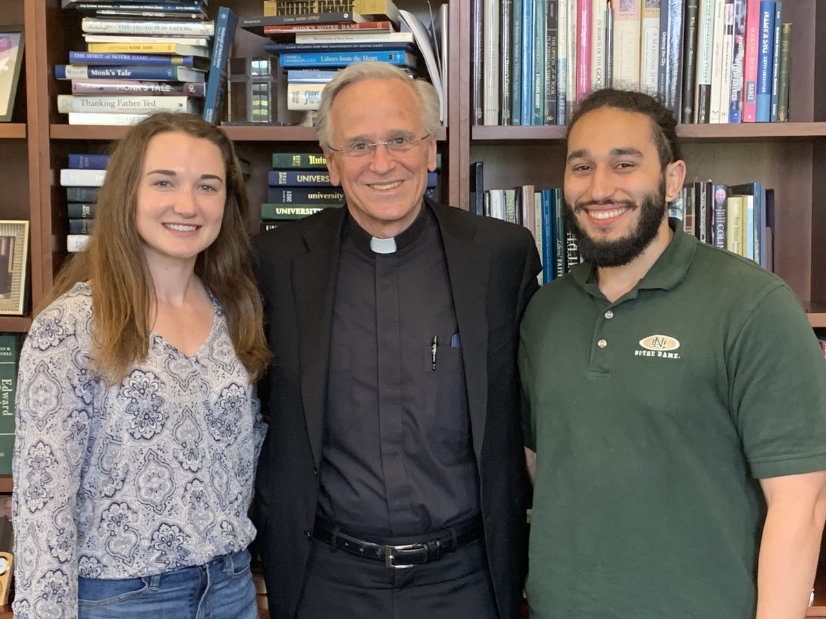 I enjoyed meeting Kristen Friday & Miguel Coste today to congratulate them on being named valedictorian & salutatorian. They are worthy representatives of the accomplishments of the great Class of 2023.  We look forward to celebrating them & all our graduates this weekend.