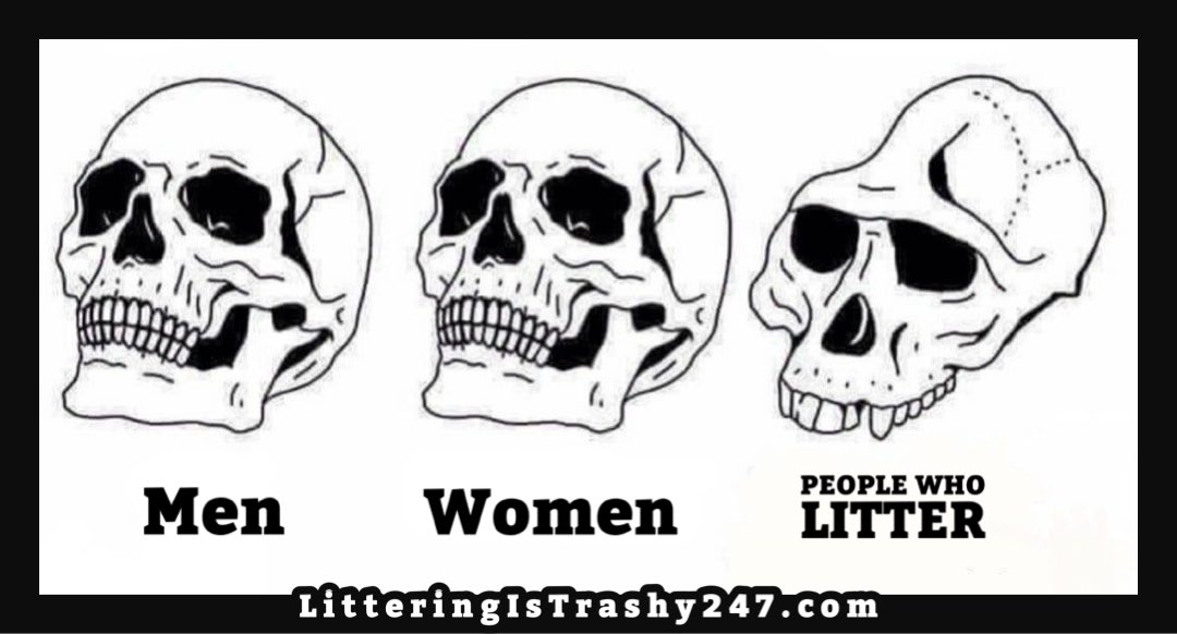 💀💀🚯
#LitteringIsTrashy
#PeopleWhoLitter
#StopLittering
#Littering
#Litter