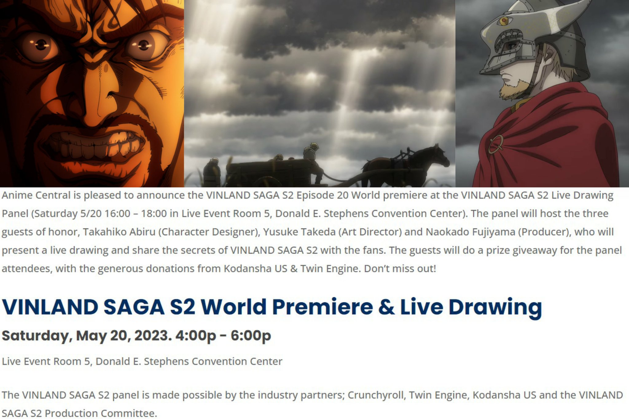 Vinland Saga Season 2 Episode 17 Release Time: Vinland Saga Season