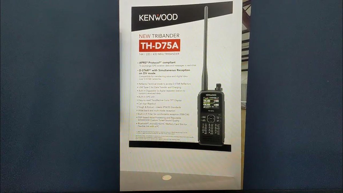 harmlesshamCQ's tweet photo. Kenwood is not done yet! TH-D75 leaks ? I wonder if it’s full duplex or not.. https://t.co/eMATd4JoNi