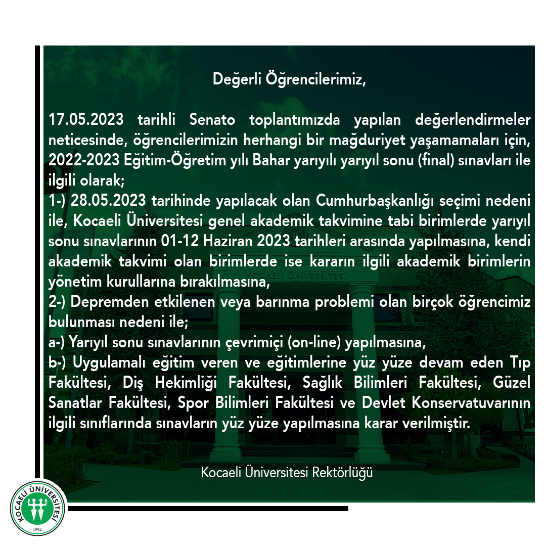 kou92official's tweet photo. Tüm öğrencilerimizin dikkatine ‼️ https://t.co/eupX9zZN1M