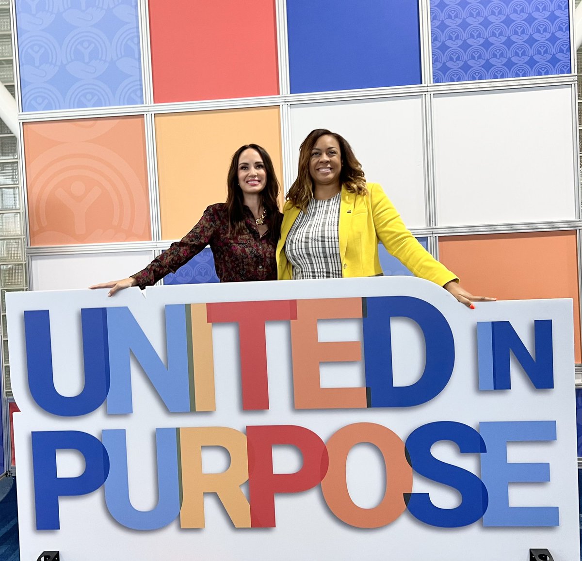 Kicked off the #UnitedinPurpose conference with <a href="/IAmCattSadler/">catt sadler</a> and <a href="/AngelaFWilliams/">Angela F. Williams</a> inspired to learn about the incredible work that United Ways are doing all over the world to improve communities and change lives. I hope everyone has a productive and uplifting time!