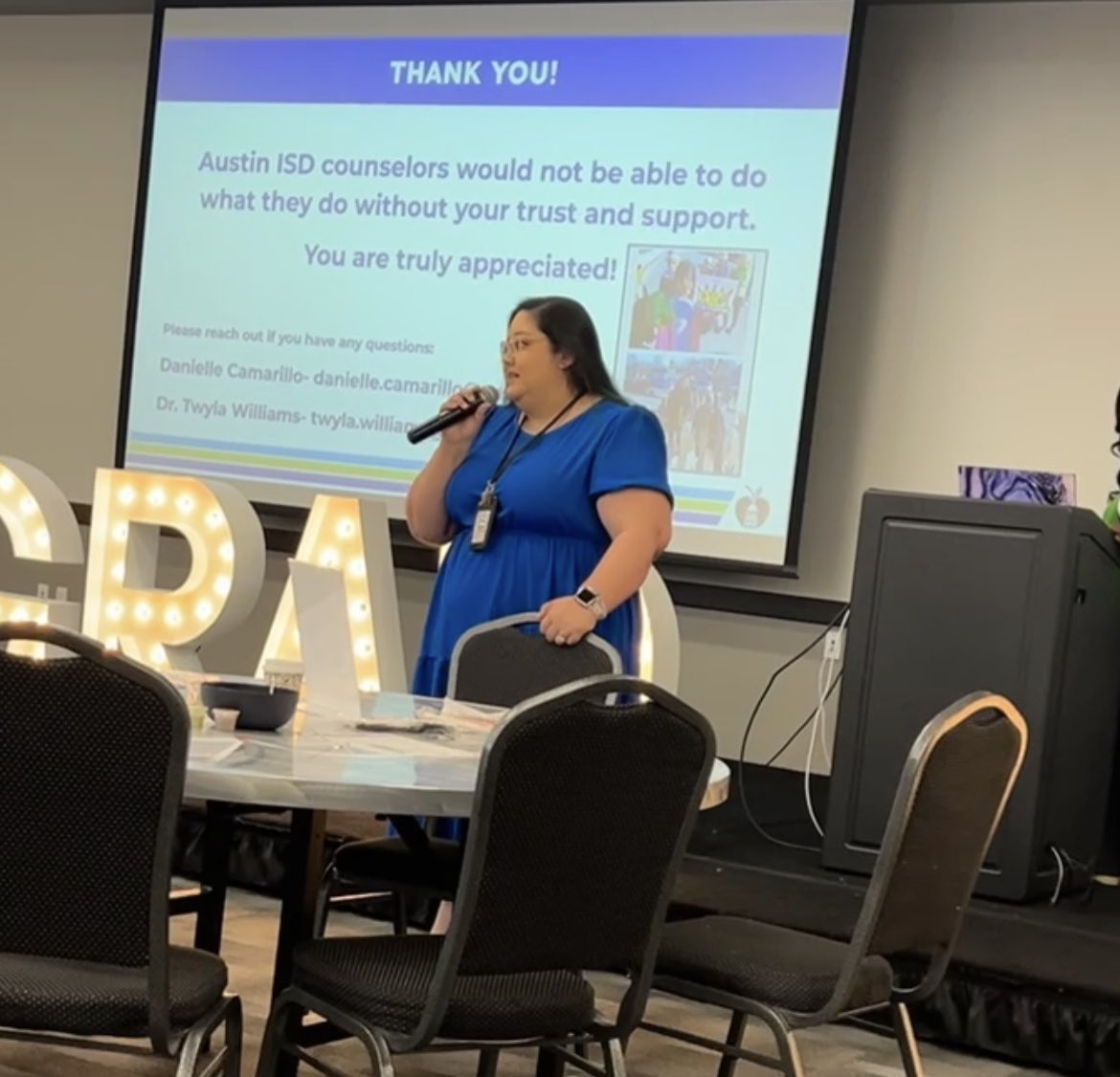 MRS_D_CAMARILLO's tweet photo. Grateful for the opportunity to share this space with our Elementary Principals to talk about all things Elementary Counseling! ❤️ @AustinISD @AISDCOUNSELING @Matias_AISD @DrTwylaWilliam1 https://t.co/oxxJ9a7e2p