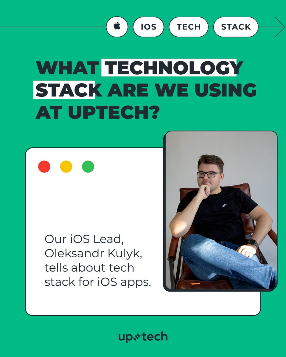 deviceuptech's tweet photo. @uptechteam: What #techstack are we using at Uptech? 🧑‍💻

Different software requires knowledge of different programming languages. In the post, Oleksandr, our iOS Lead, talks about Swift and programming frameworks we use for developing awesome #ios apps… https://t.co/g1piU0eIvw