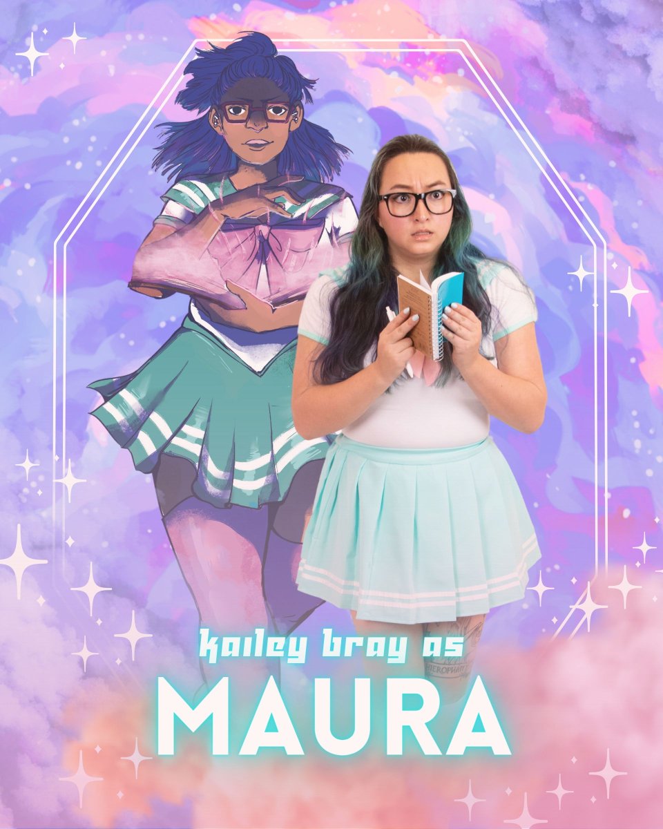 ThePixelCircus's tweet photo. The future is bright for the Rainbow Rollers thanks to Equipment Manager Maura Troy! 

Played by @HapaBarbarian , meet her this Sunday for the In the Name of premiere at 6pm PT! https://t.co/bbvaXdG3Mt