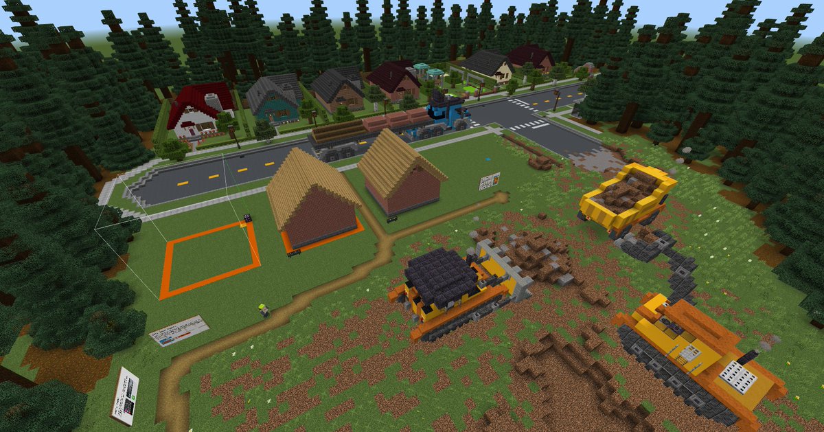 Adding some finishing touches to my @PlayCraftLearn #minecrafteducation Coding a House #makecode tutorial using @blockbench, #imagemap3 and a few other techniques! 

#M4 
#MIEExpert