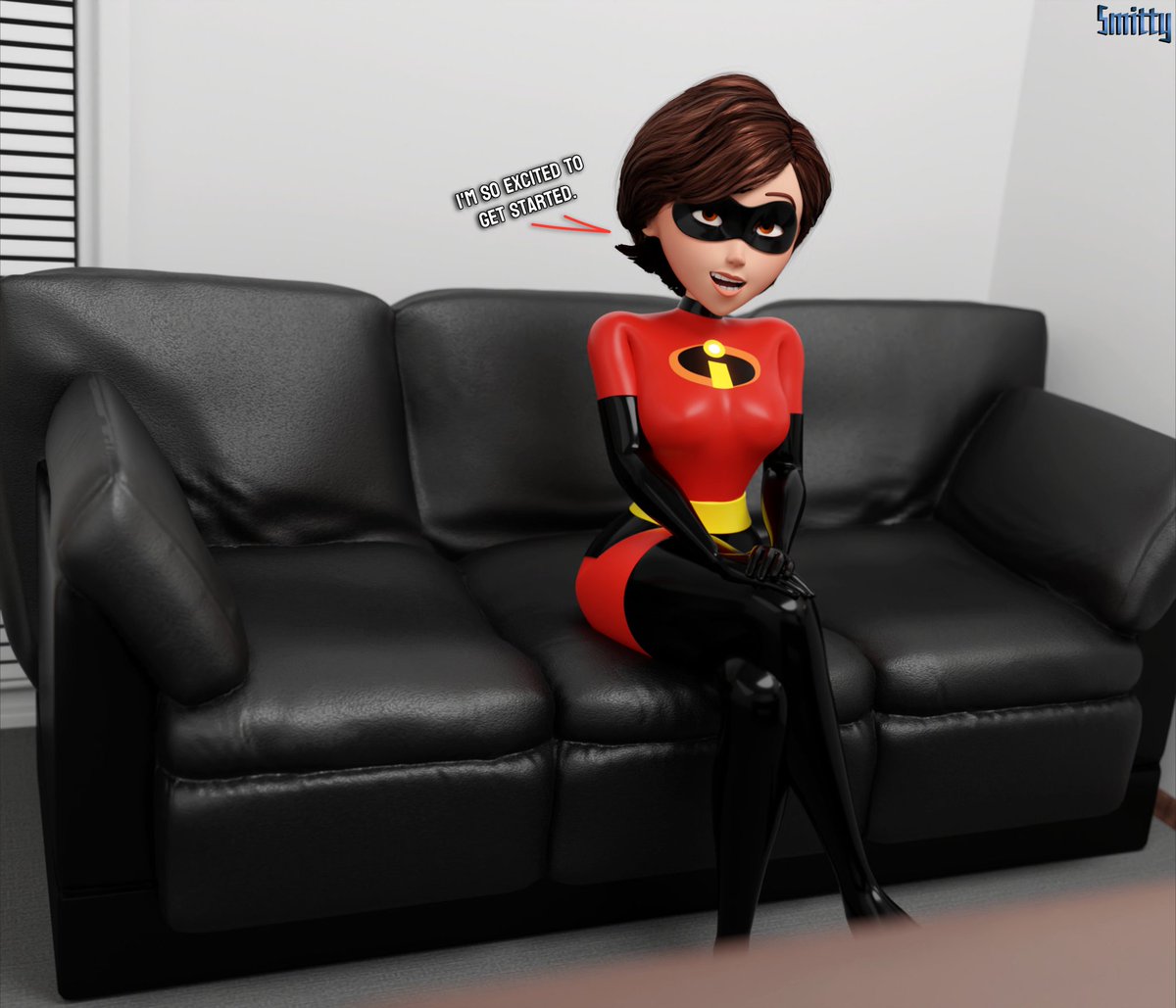 ELASTICMlLF's tweet photo. The heroine is trying out new career opportunities! https://t.co/mTzw3mfOdV