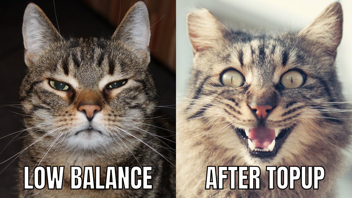 It's okay; we all get cranky with a low balance... 

Stay excited and Top up at ETopUpOnline.com