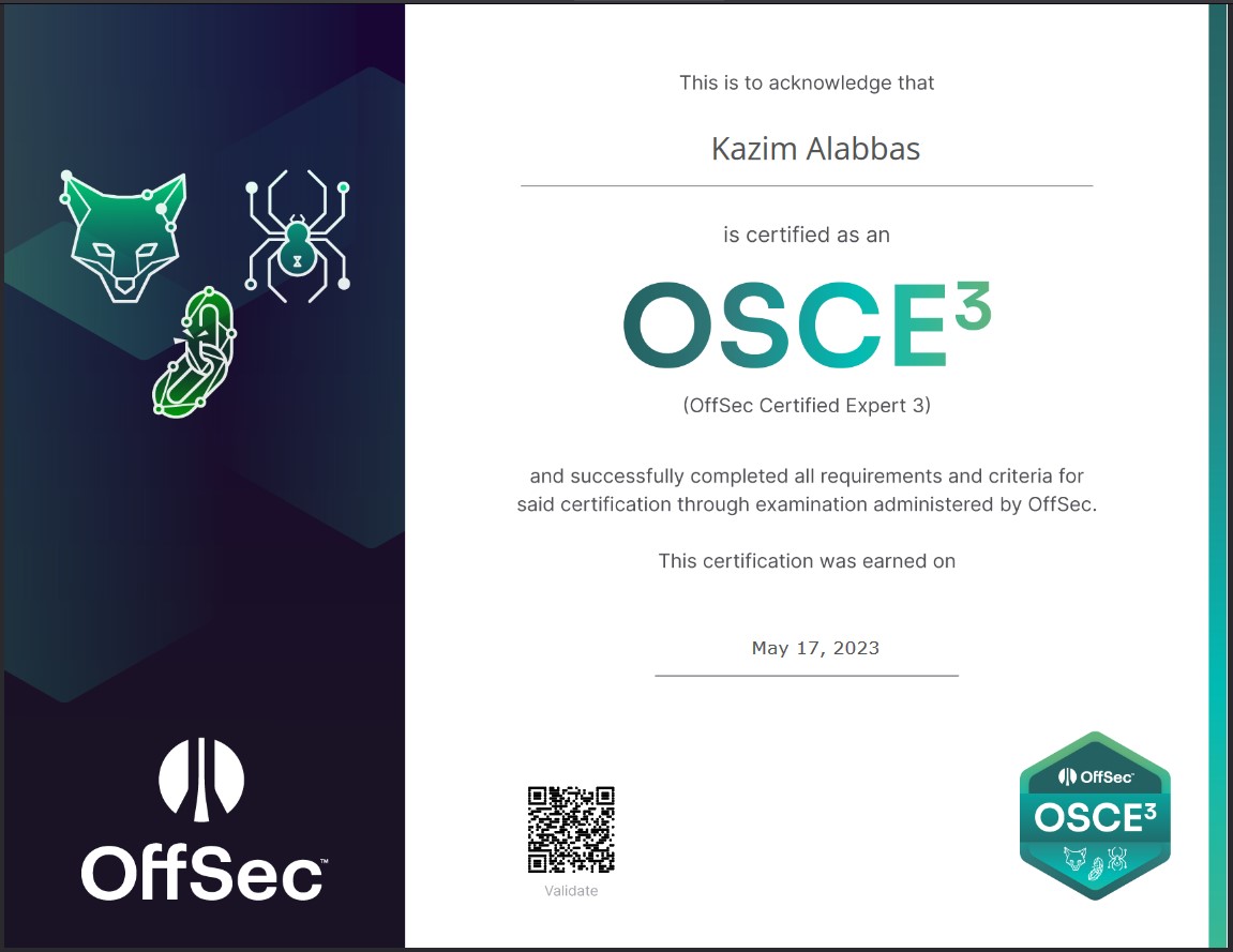 kazem721's tweet photo. Huh 
Guess I'm one of the few now ?
#OSCE3 
#OSED https://t.co/UhtfIMdqOT