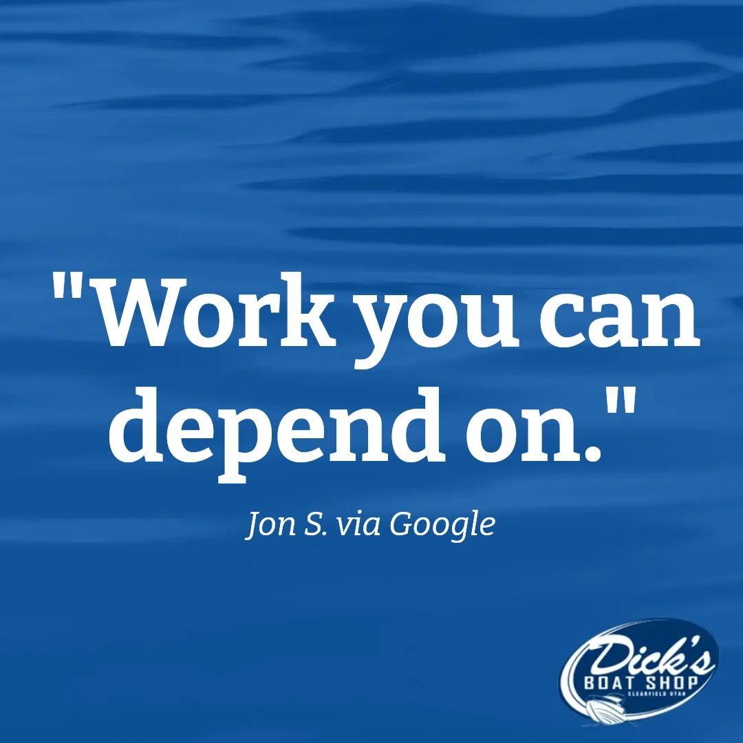 DicksBoatShop's tweet photo. You can always count on our crew to get the job done right for you, #Utah. Take a look at Jon's full review on Google: https://t.co/aFaXDMRNgp. https://t.co/coefEtZY0T