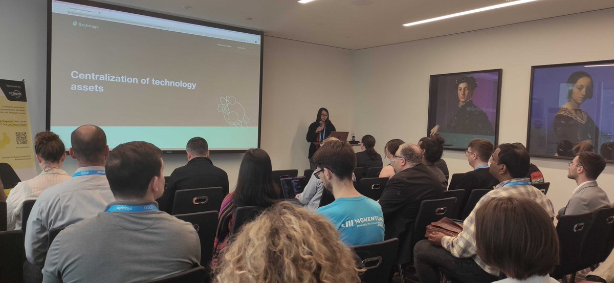 APItheDocs's tweet image. Now we learn about the Backstage open source framework and key concepts from @SpotifyPlatform  engineer Nurit Izrailov at @APIdaysGlobal NY

#APItheDocs #APIprogram #APIeconomy #developerportal