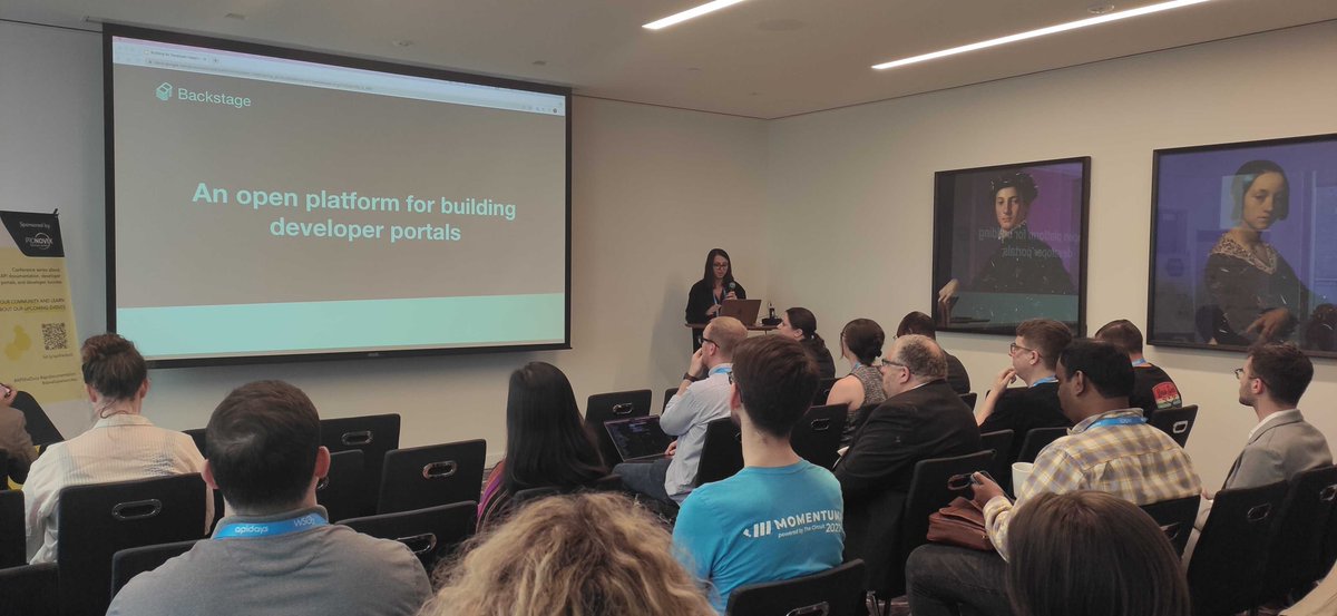 APItheDocs's tweet image. Now we learn about the Backstage open source framework and key concepts from @SpotifyPlatform  engineer Nurit Izrailov at @APIdaysGlobal NY

#APItheDocs #APIprogram #APIeconomy #developerportal