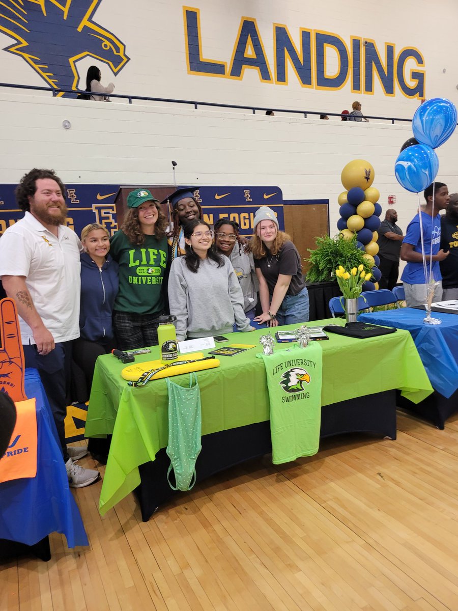MrsVessell's tweet photo. So proud of these two!! ❤️ Athletic Signing day! https://t.co/oQjl3QROak