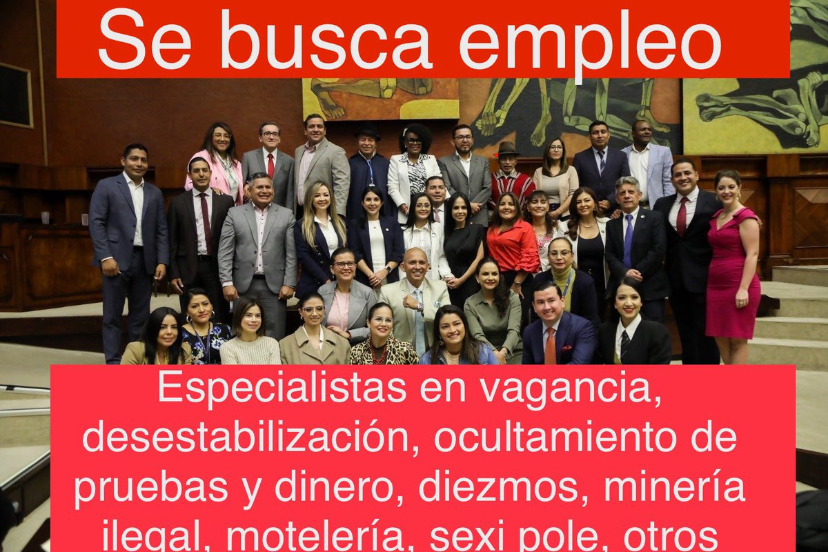 Prolibpaz's tweet photo. @EcuavisaInforma #SeBuscaEmpleo https://t.co/DiJAao0rBL
