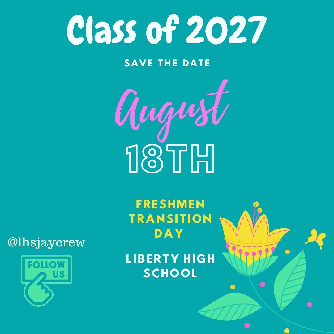Jay Crew is excited to prep for Transition Day for the Class of 2027! Our new officers are ready to lead the Blue Jay Way!  Save the date! <a href="/LibertyLMS/">LMS Bluejays</a> <a href="/dmsbluejays/">Discovery Middle School</a> <a href="/LHSJAYS/">Liberty High School</a>