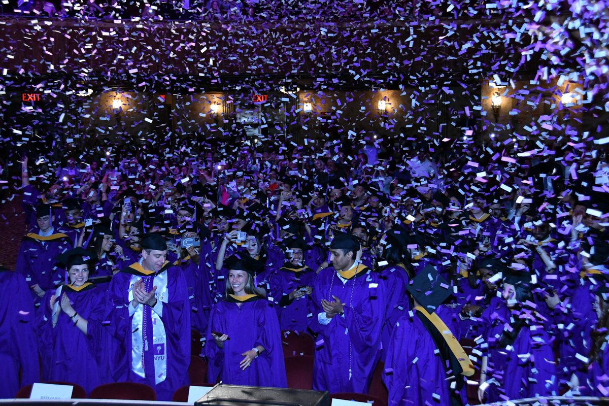 NYUStern's tweet photo. Let’s hear it again for our #NYUStern MS Class of 2023! Congrats, grads! 🥳🎓Welcome to the #SternAlumni community! #Stern2023 https://t.co/dyuUZO6ULG