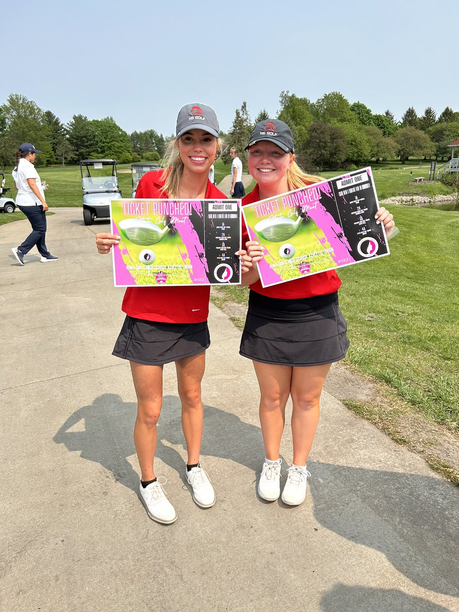 Elle Loehr 82 &amp; Kaycee Newman 83 finished in the top 6 to qualify as individuals!