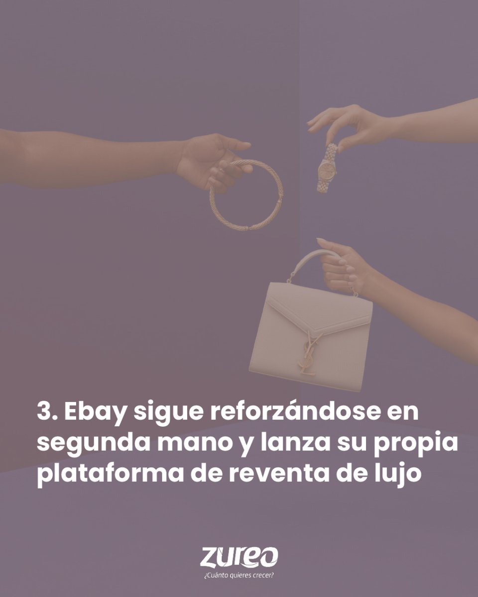 ZureoModa's tweet image. ¡Descubre las 4️⃣ noticias de #moda del mes! En #ZureoModa no sólo hablamos de nuestro #sistema de gestión, sino de las #tendencias y noticias más relevantes del sector.

¿Quieres ser un experto en el #sector? ¿Destacar sobre otros #negocios? ¡Sigue @ZureoModa!