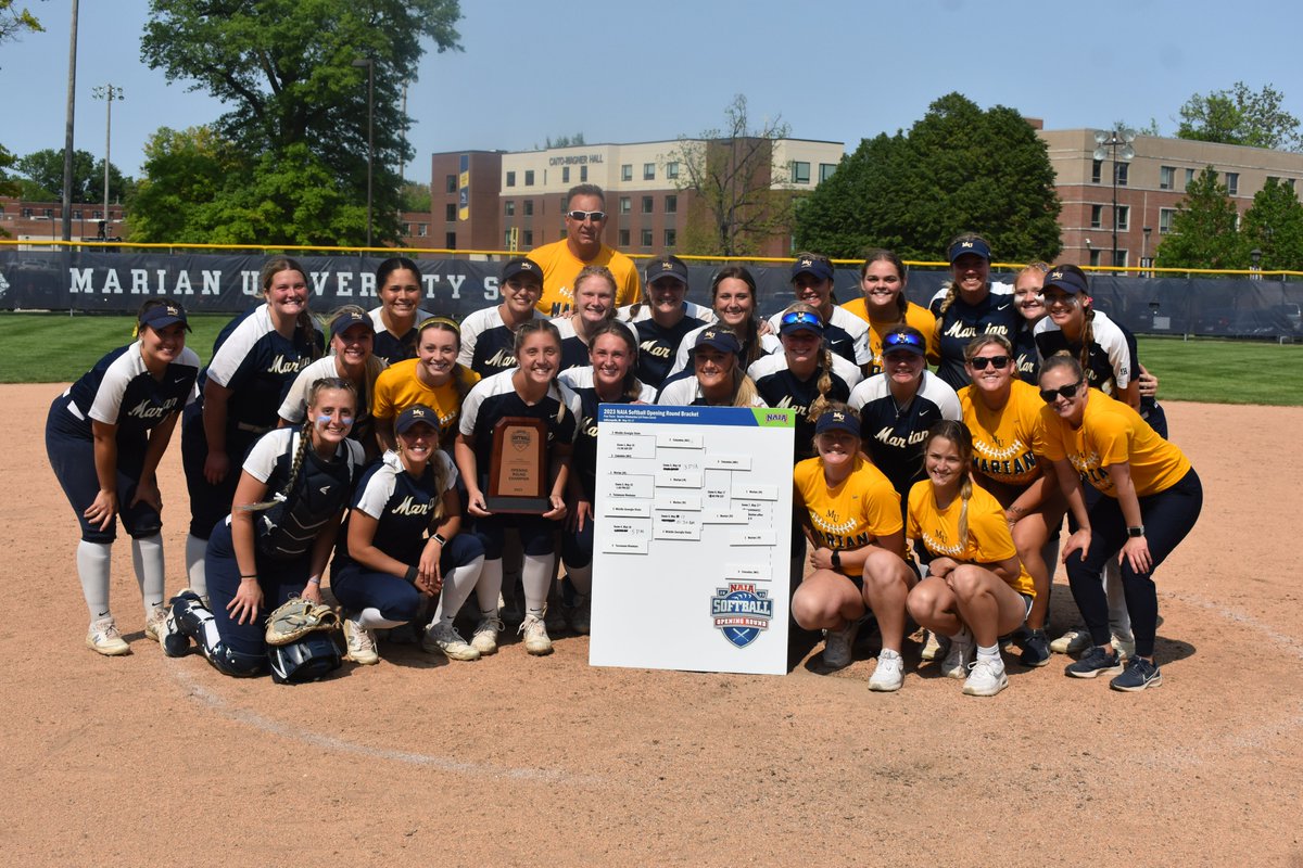 KNIGHTS ARE HOT!!!! 🔥

We set out to win three. Mission accomplished.

<a href="/MarianKnightsSB/">Marian Softball</a> has punched their ticket and is headed to Georgia for the NAIA World Series!!
