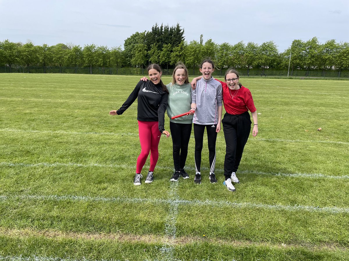Mr_IGrant's tweet photo. What a great day for S1 Sports Day for 1A1 (Reds).

Well done to everyone who competed… especially Anna, Sarah, Carla and Grace who won their relay race 👏

@LHS_HWB @Larbert_Sport @LarbertHigh https://t.co/FA1rByoMmT