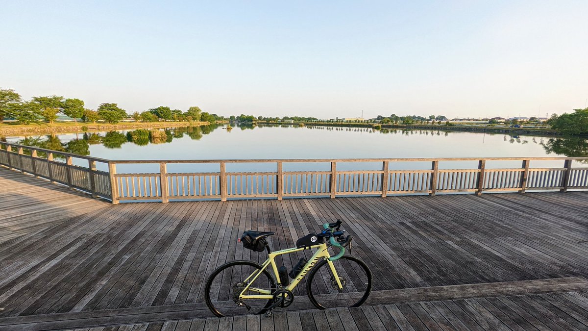 少し早く出られた
今日も気分上々🥰
#MyCanyon #サイクリング #ロードバイク #柴山沼