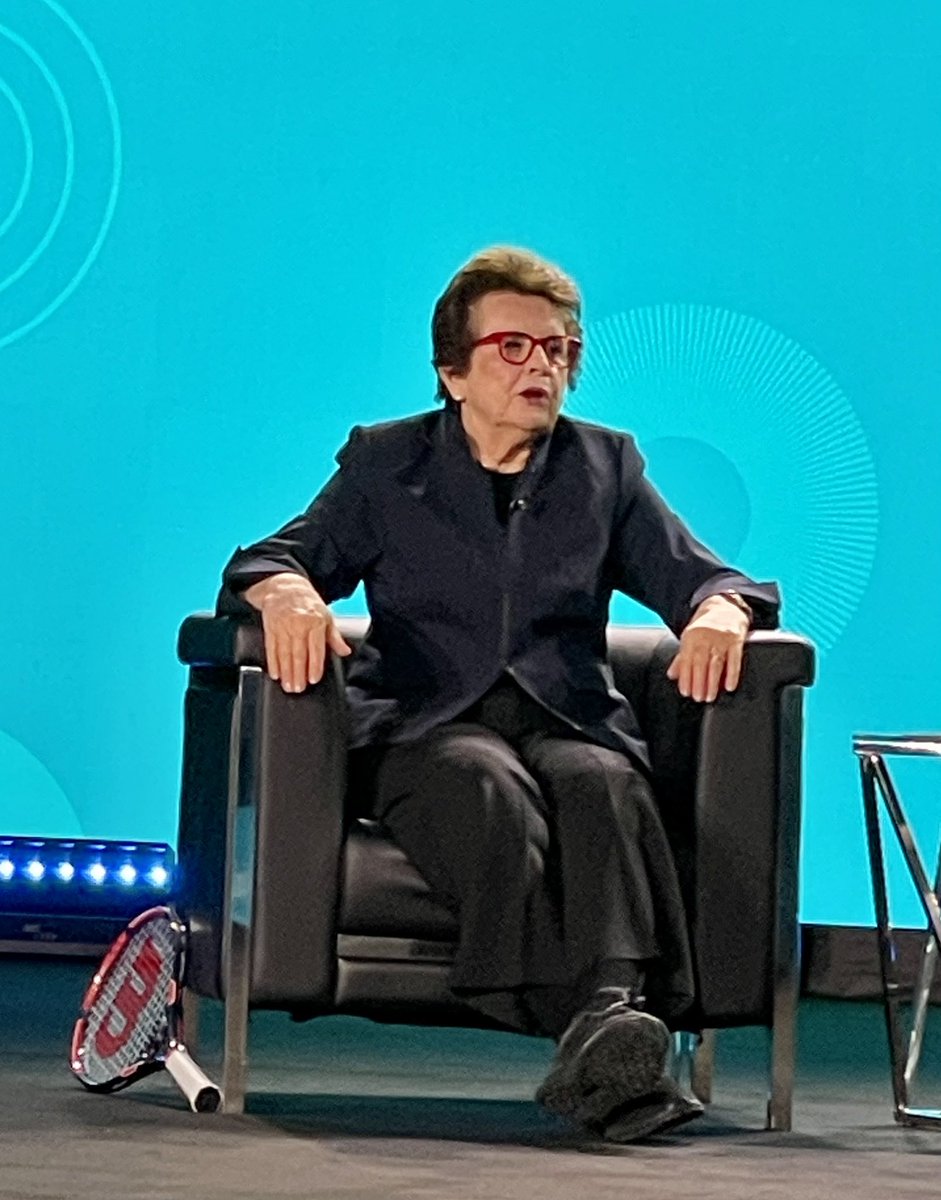ChadKanui's tweet photo. Highlight of the day, inspiring words from the amazing @BillieJeanKing : “Pressure is a privilege. Champions adapt.”
#TREBB #REALTORQuest #WorkLife #EDI https://t.co/6KTtrY53xE