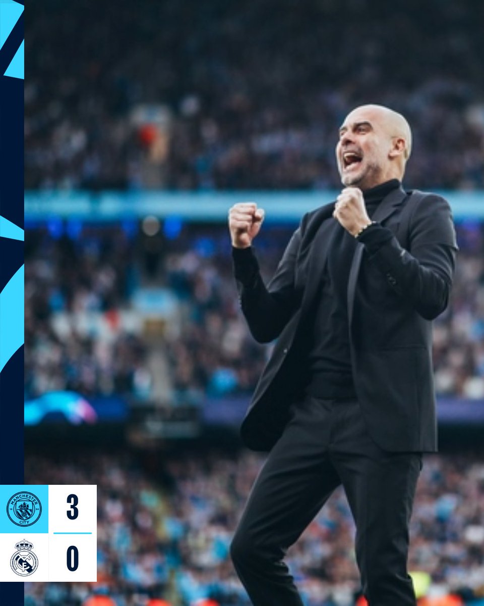 Guardiola We've Got 👏👏
Guardiola We've Got 👏👏

🔵 3-0 ⚪ (4-1) #ManCity
