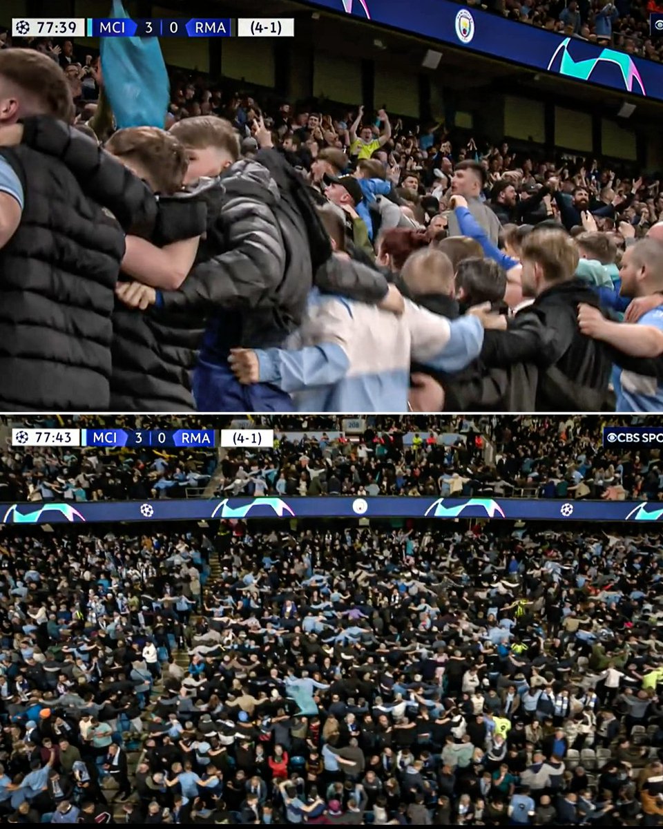 THE ETIHAD IS BOUNCING AND DOING THE POZNAN 🎉