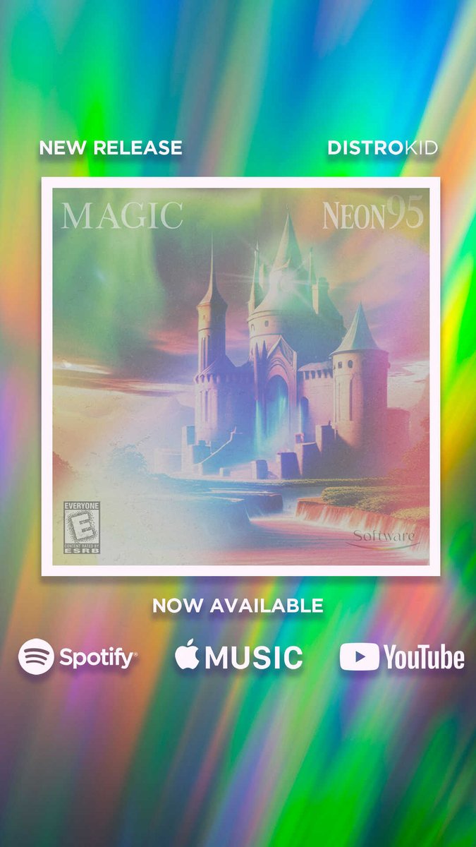 New single "Magic" is available everywhere streaming is available!  From the upcoming album, Technicolor Dreamworld.  #Magic #TechnicolorDreamworld #Neon95 #vaporwave #vaporfunk #futurefunk #vaportrap