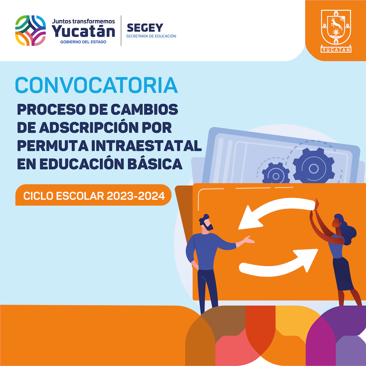 educacionyuc's tweet image. Si deseas participar en el Proceso de Cambios de Adscripción por #Permuta Intraestatal en #EducaciónBásica, esta información te interesa. Descarga la convocatoria en: bit.ly/3ImTb7H