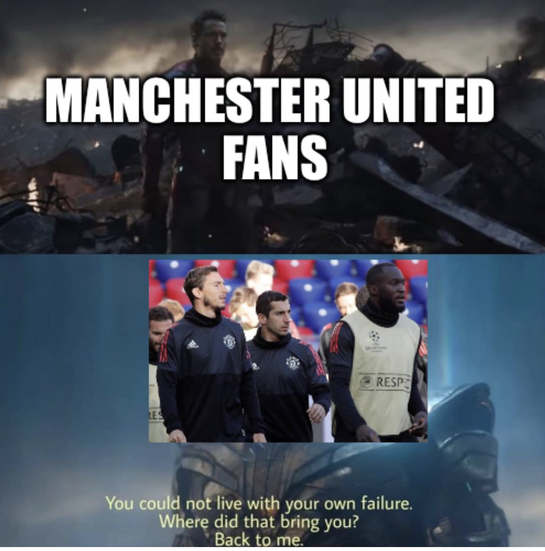 MustaphaZKhan's tweet photo. Man Utd fans right now 🥲 https://t.co/77lYoGN1TS