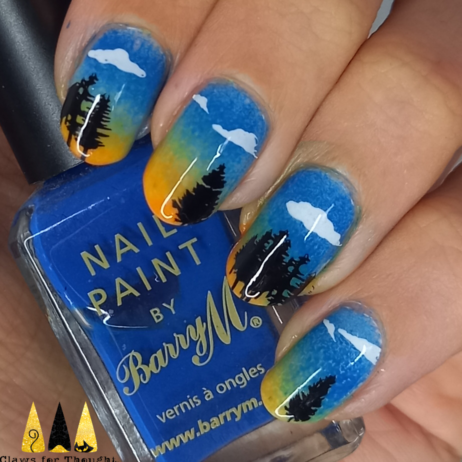 ClawsForThought's tweet photo. Nails inspired by the view from the motorway on the way to a weekend by the sea! https://t.co/aqfluodwTb https://t.co/SKFS1wo7JY