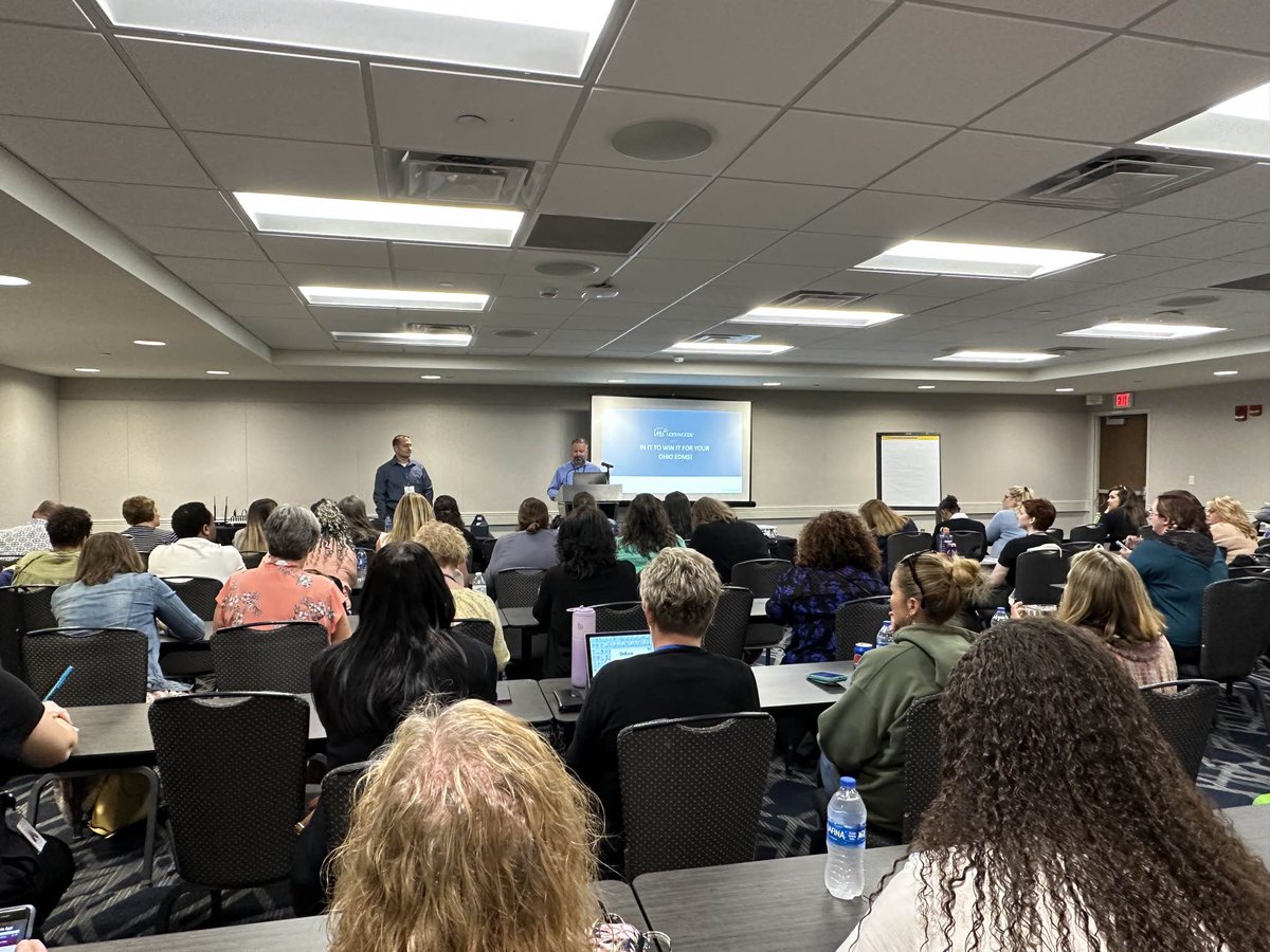 TeamNorthwoods's tweet photo. Excited to be back for another @OJFSDA Conference! Thanks to everyone who attended today's Ohio EDMS session. https://t.co/hPLVziJfT3