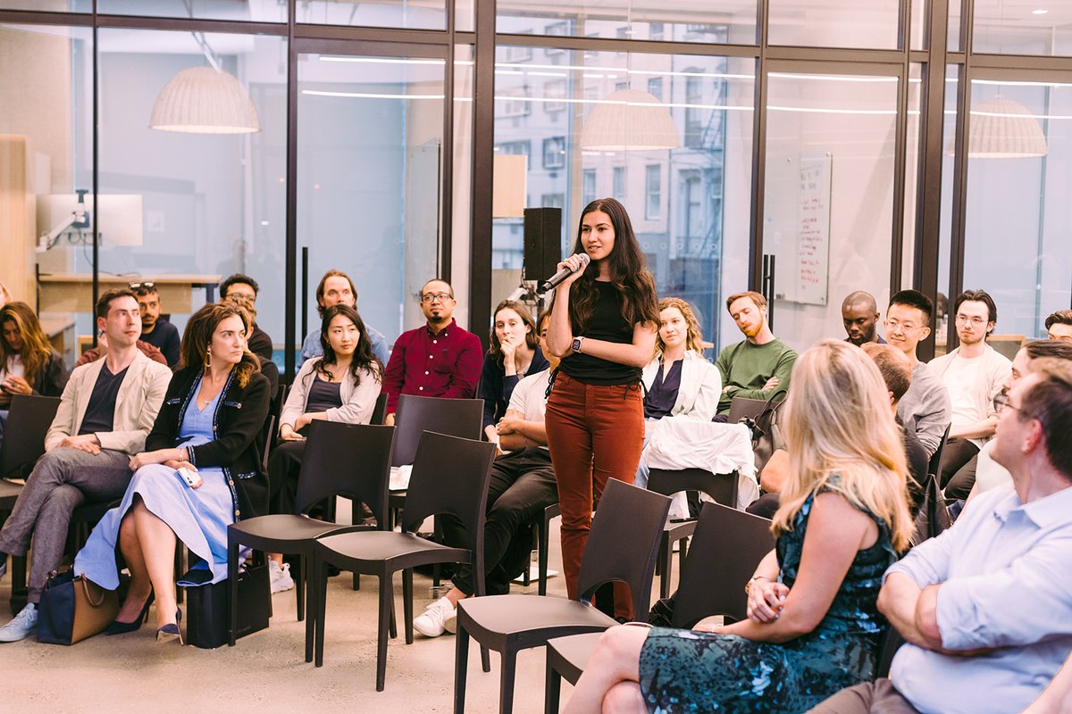 Had a blast at last night's first-ever <a href="/lightspeedvp/">Lightspeed</a>  Generative NYC, featuring <a href="/ZSultan/">Ziad Sultan</a>.

Ziad shared insights on Spotify's pioneering ML work and the new AI DJ.

Plus, inspiring demos from @SquidgiesApp, <a href="/DoverHq/">Dover</a>, and <a href="/boldvoiceapp/">BoldVoice</a>.

Details on our June event coming soon!
