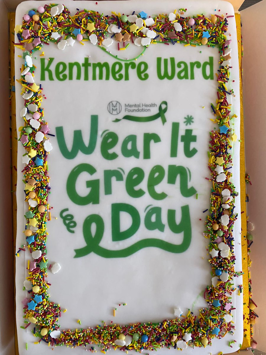 The Orchard and Kentmere ward are ready to support Wear It Green Day tomorrow for Mental Health Awareness Week @WeAreLSCFT @lisamamxxx @BenLSCFT @GemmaFarrahW @VickiLyndsey @theorchardlscft @Laura_Baker83 @ClareBensonMH @magsquinn66 @GoalsOlivers @MandyHousleynhs