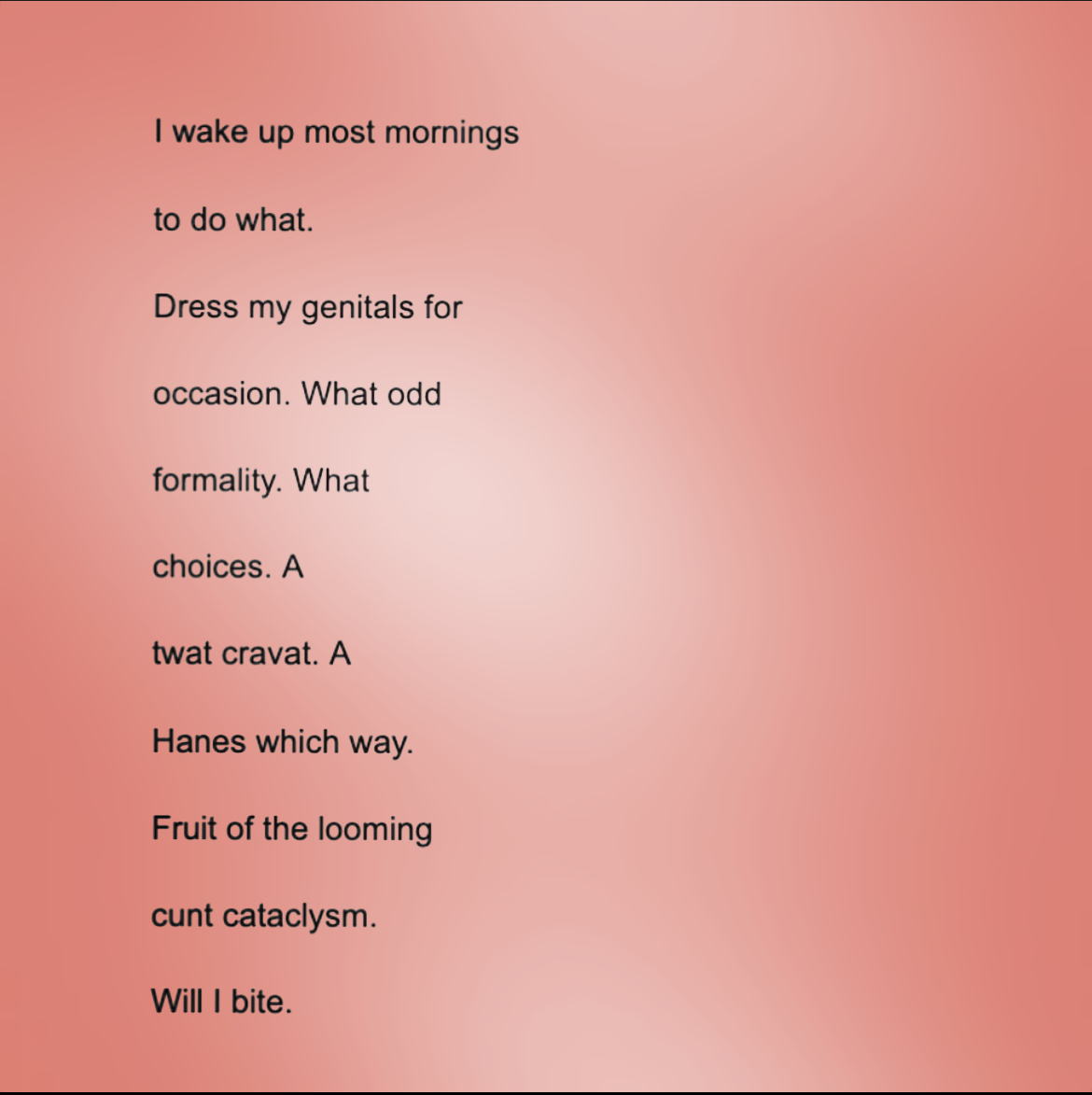 peachmgzn's tweet image. EIGHT DAYS until Peach x Metatron 💚 Today's #MicroMeta preview is from THE CHOICE IS REAL by xe04 reader Jayson Keery @JaysonKeery 🕶️ THE CHOICE IS REAL, winner of the 2022 Metatron Prize for Rising Authors in poetry, comes out from @metatronpress later this week! 🧜