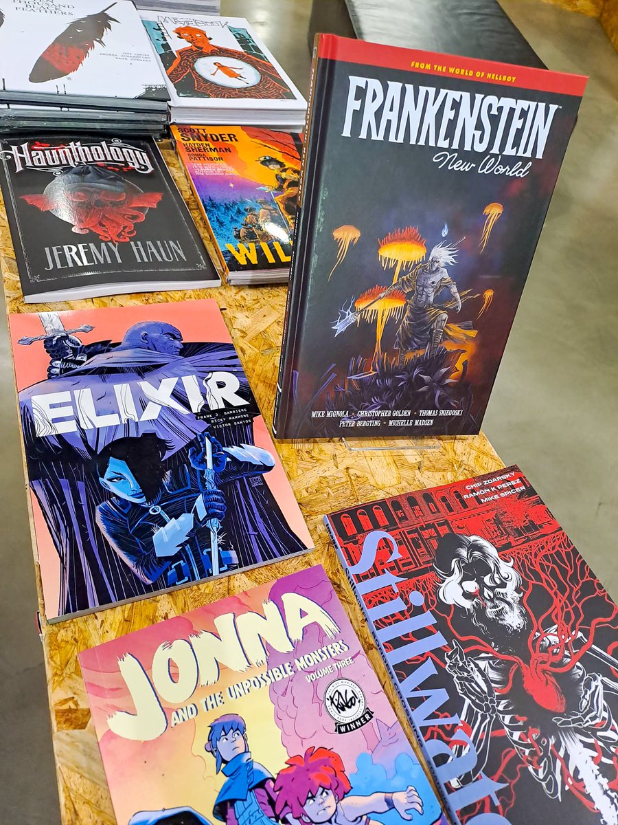 Num dia de arrumações intensas, estamos quase quase a ter a loja de volta ao normal, depois de um Iberanime em que não parámos. Quando de lá saímos, mostrámos como é bom ser diferente em tanta coisa 😎

#kingpinbooks #lisboa #bandadesenhada #comics #GraphicNovel