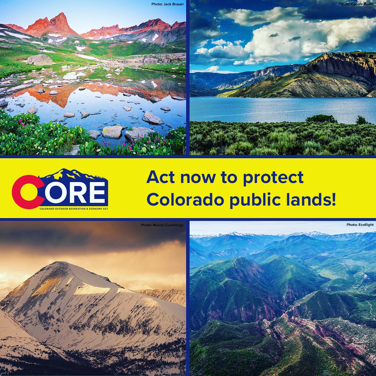 McCluskieforCO's tweet photo. Great news!!
@SenatorBennet and @RepJoeNeguse, along with @SenatorHick, @RepDianaDeGette, @RepJasonCrow, @RepCaraveoMD & @RepPettersen reintroduced the #COREAct, which would permanently protect the San Juan Mountains, Thompson Divide, Continental Divide & Curecanti. https://t.co/lQ4F8r8iaZ