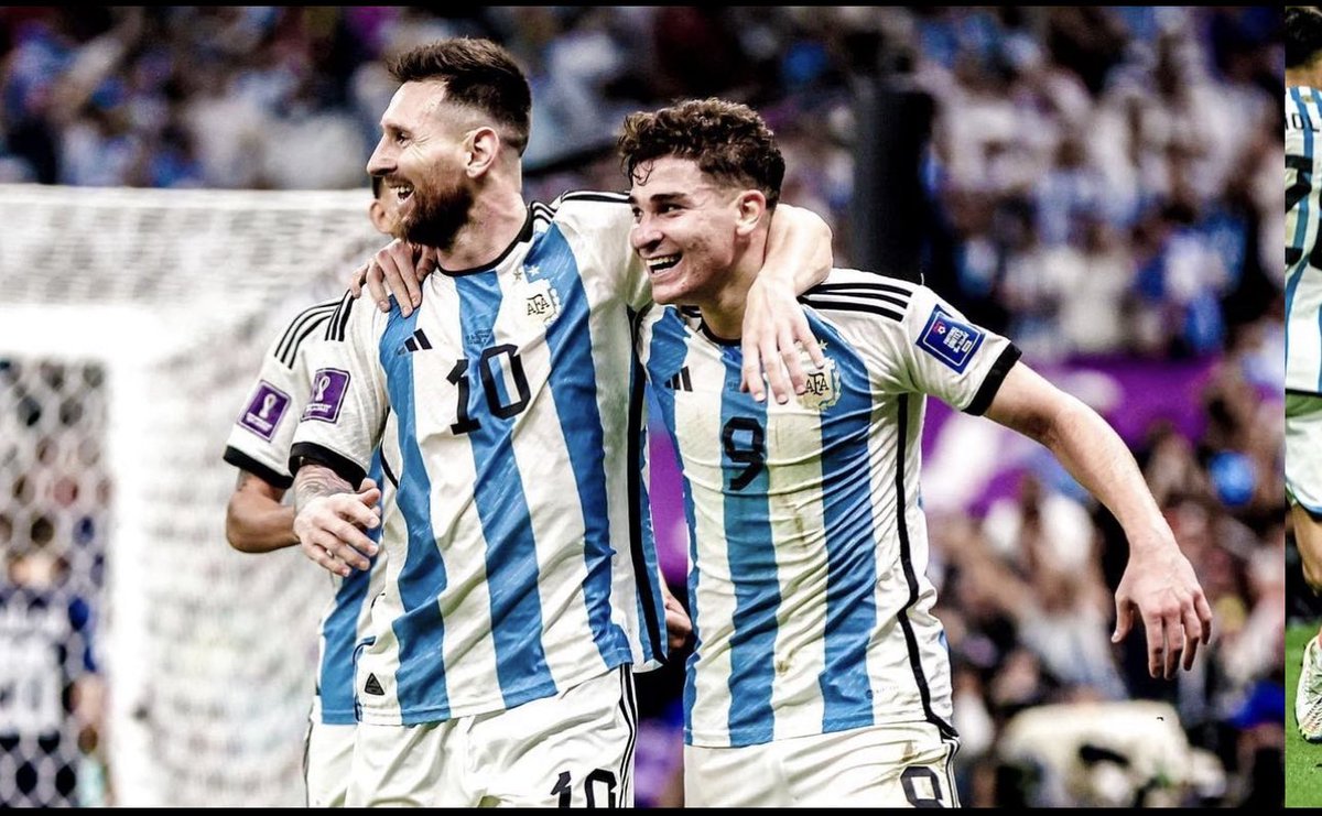 Julián Álvarez está a dos partidos de convertirse en el primer futbolista de todos los tiempos en ganar la Champions League, Libertadores, Copa America, Copa del Mundo y Premier League con tan solo 23 años. Un escándalo por dónde se lo mire!