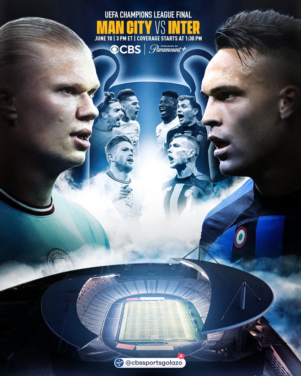 Man City vs Inter, 2022/23 UEFA Champions League Final