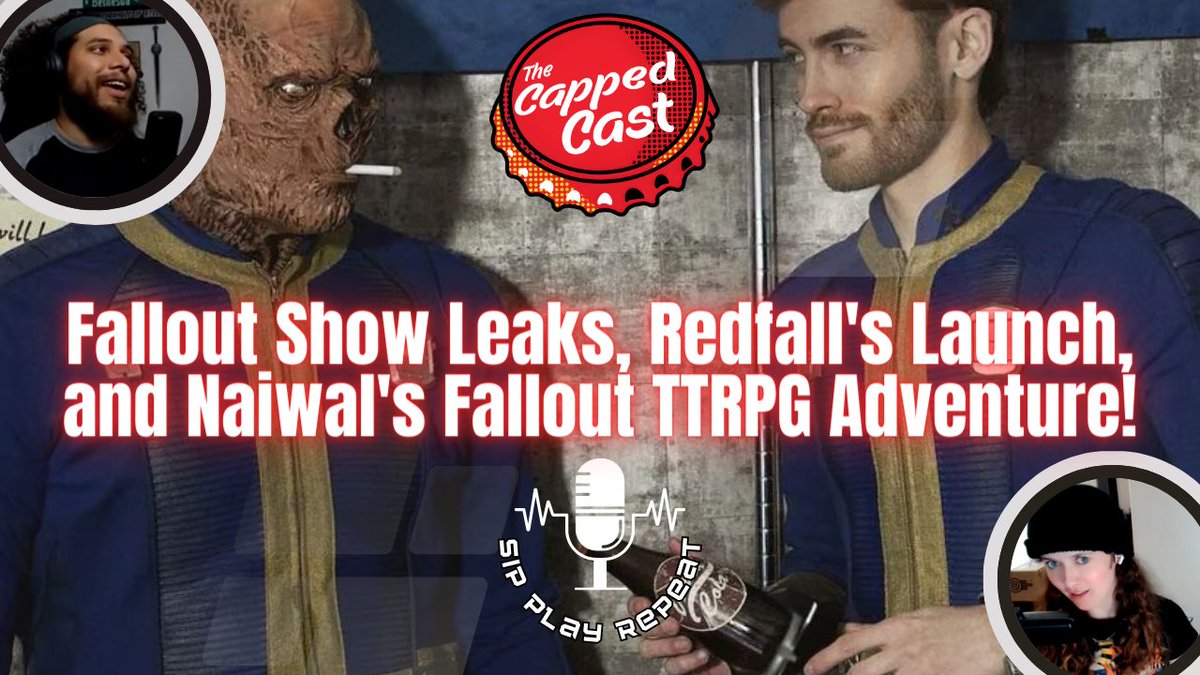 thecappedcast's tweet photo. NEW EPISODE! #fallout #falloutshow #redfall #xbox #falloutttrpg #gamingcommunity https://t.co/INRQUeyhqy