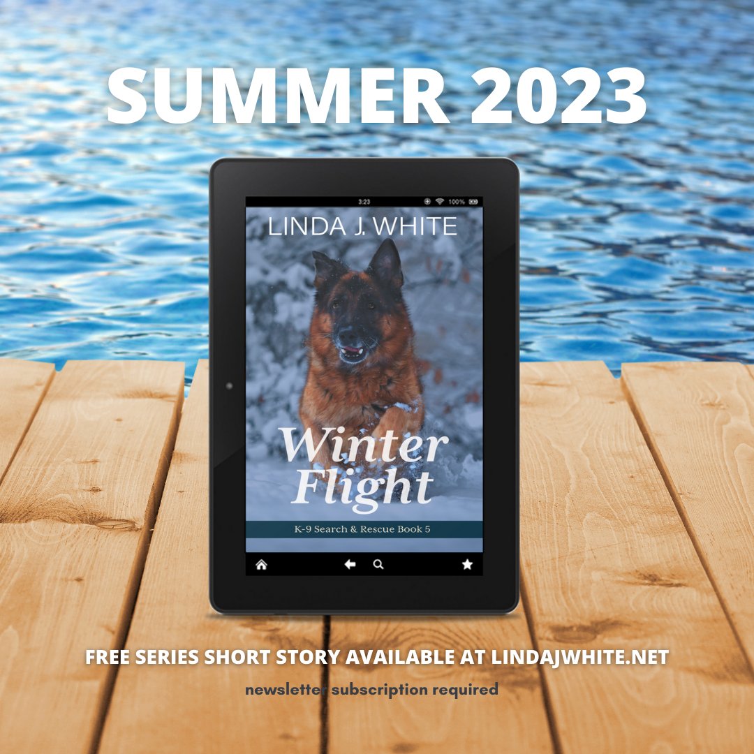 Summer is for reading outside! I love reading on the beach, on my porch, anywhere! I'm hoping my book will join you at the beach or the pool this summer!

lindajwhite.net

#WinterFlight #LindaJWhite #K9sar #searchandrescue #suspense #christiansuspense