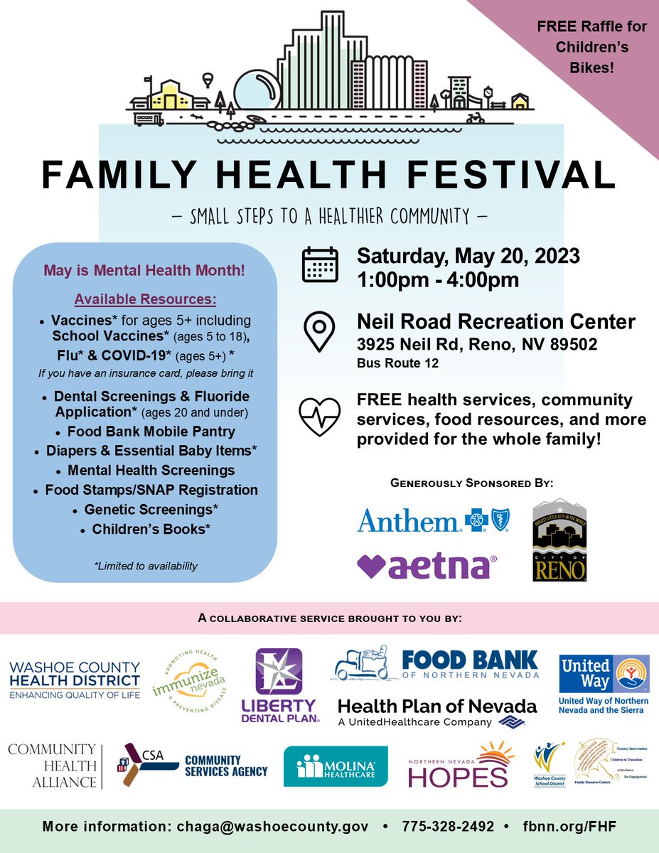 Maria_Paper_'s tweet image. Excited to partner with @WashoeHealth this Saturday at the Family Health Festival! Stop by and to see some awesome free resources as well as learn about how to help your students in and out of class! #paperlearning
